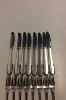 Georg Jensen Sterling Silver Beaded Lunch flatware set 16 pieces