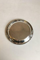 Georg Jensen Sterling Silver Blossom Round Tray No  2B