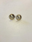 Georg Jensen Sterling Sølv Manchetknapper med forgyldninger No 75B