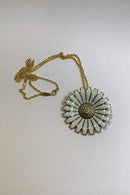 Georg Jensen Sterling Silber Marguerite Halskette (Brosche)