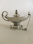 Georg Jensen Sterling Silver Oil Lamp No. 12.