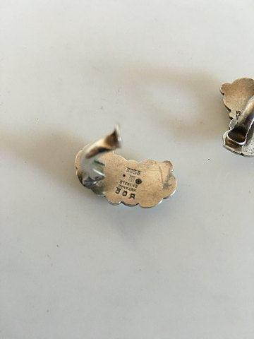 Georg Jensen Sterling Sølv Øre Klips No 50A