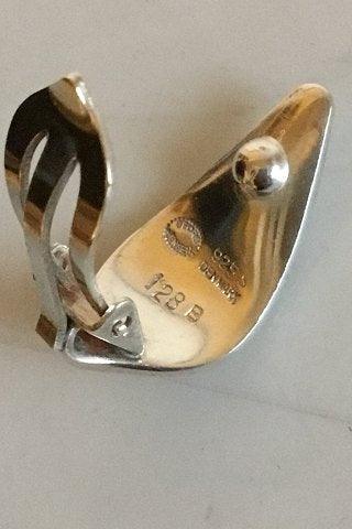 Georg Jensen Sterling Silber Ohrclip Nr. 128B
