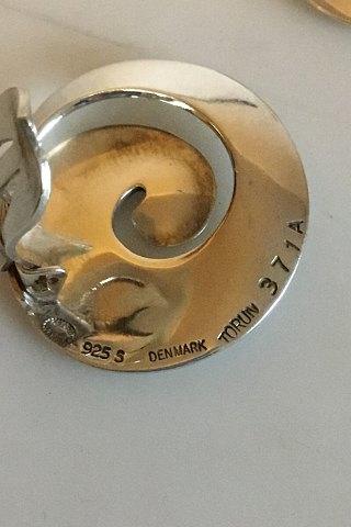 Georg Jensen Sterling Sølv Øreklips No 371A