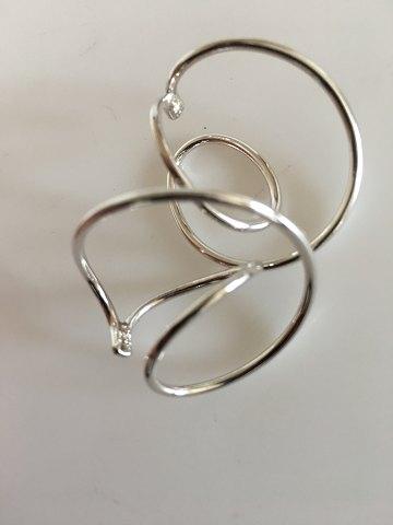 Georg Jensen Sterling Silver Earrings by Allan Scharff