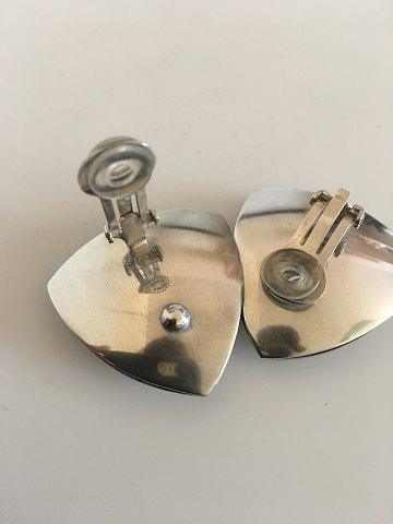 Georg Jensen Sterling Sølv Øreringe (Klips) No203B