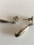 Georg Jensen Sterling Silver Earrings (Stick) No.18