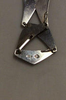 Georg Jensen Sterling Silber Peak Halskette 16 Glieder