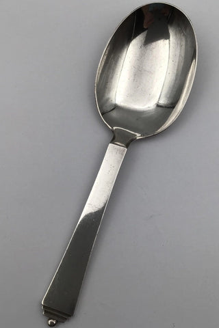 Georg Jensen Sterling Silber Pyramide Servierlöffel Nr. 339 (Extra groß)