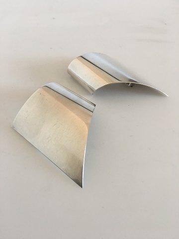 Georg Jensen Sterling Sølv Regitze Overgaard Øreringe No 378 (Clips)