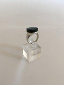 Georg Jensen Stterling Silver Ring with Blueish Stone（ジョージ ジェンセン スターリングシルバー リング、ブルーストーン） No 177