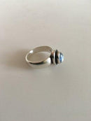 ジョージ ジェンセン スターリングシルバー リング ライトストーン No 46C