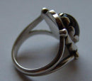 Georg Jensen Sterling Sølv Ring med Rav No 24