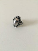 Georg Jensen スターリングシルバー リング（シルバーストーン） No 13