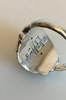 Georg Jensen Sterling Silver Ring with Silver Stone No 11 B