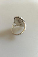 ジョージ ジェンセン スターリングシルバー リング No17 シルバーストーン付き