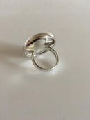 Georg Jensen纯银戒指No 466配蓝色石英