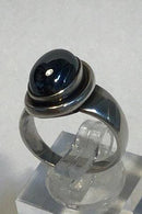 Georg Jensen Sterling Silver Ring No 46B Hematite（ジョージ ジェンセン スターリング シルバー リング No 46B ヘマタイト