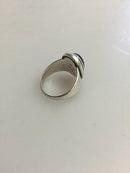 Georg Jensen Sterling Silber Ring Nr. 46B mit Lapislazuli verziert