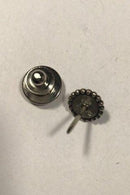 Georg Jensen Sterling Silver Tie Pin/Reverse Pin No 25 Hematite（ジョージ ジェンセン スターリング シルバー タイピン/リバースピン No 25 ヘマタイト