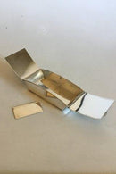 Georg Jensen Sterling Silver Divided Cigarettte Box Bo 829