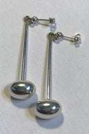 Georg Jensen Torun Ohrstecker aus Sterlingsilber