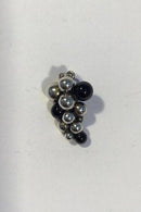 Georg Jensen Sterlingsilber-Anhänger "Mondscheintrauben" mit Onyx