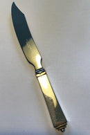 Georg Jensen Sterling Sølv/Stål Pyramide Ostekniv No 221