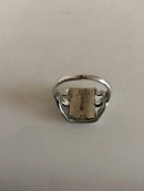 Georg Jensen Vintage Sterling Sølv Signetring fra Wilsons College, Pennsylvania.