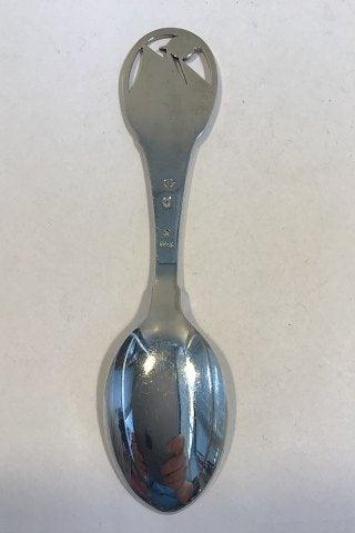 Grann & Laglye Sterling Sølv med emalje Juleske 1946