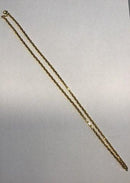 Necklace "Anchor-pattern" 14 kt gold with lobster clasp