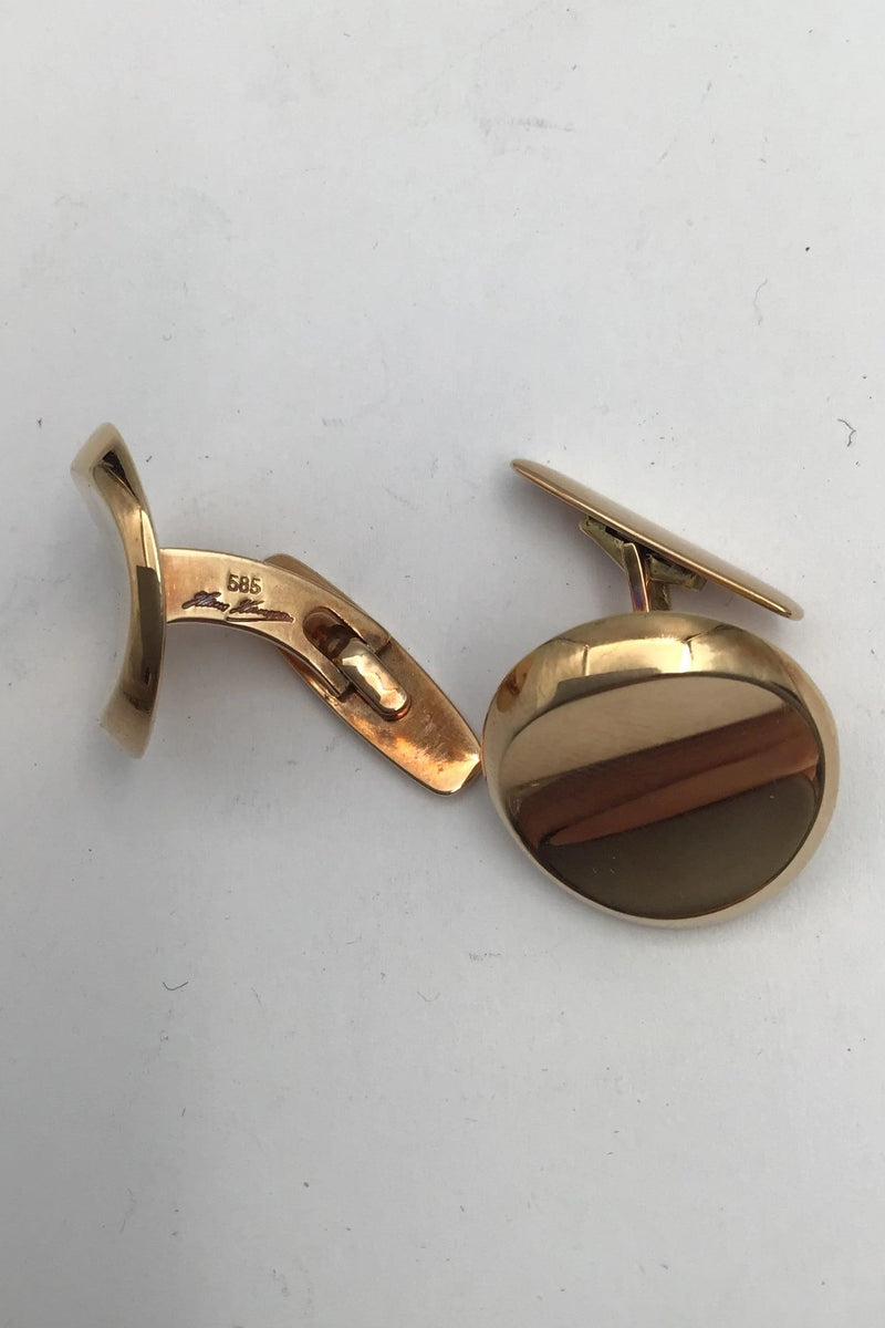 Hans Hansen 14K Guld Manchetknapper