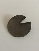 ハンセン ブローチ オキシダイズド スターリング シルバー ダイヤモンド