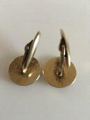 Hans Hansen Cufflinks in Gilded Silver