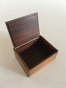 Hans Hansen Rosewood Box with Sterling Silver Pattern