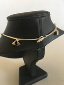 Hans Hansen Sterling Silber Halskette Nr. 317E mit schwarzem Onyx verziert