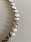 Hans Hansen Sterling Sølv Hjertehalskæde