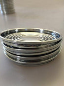 Hans Hansen Sterling Silver Karl Gustav Hansen Glas Coasters