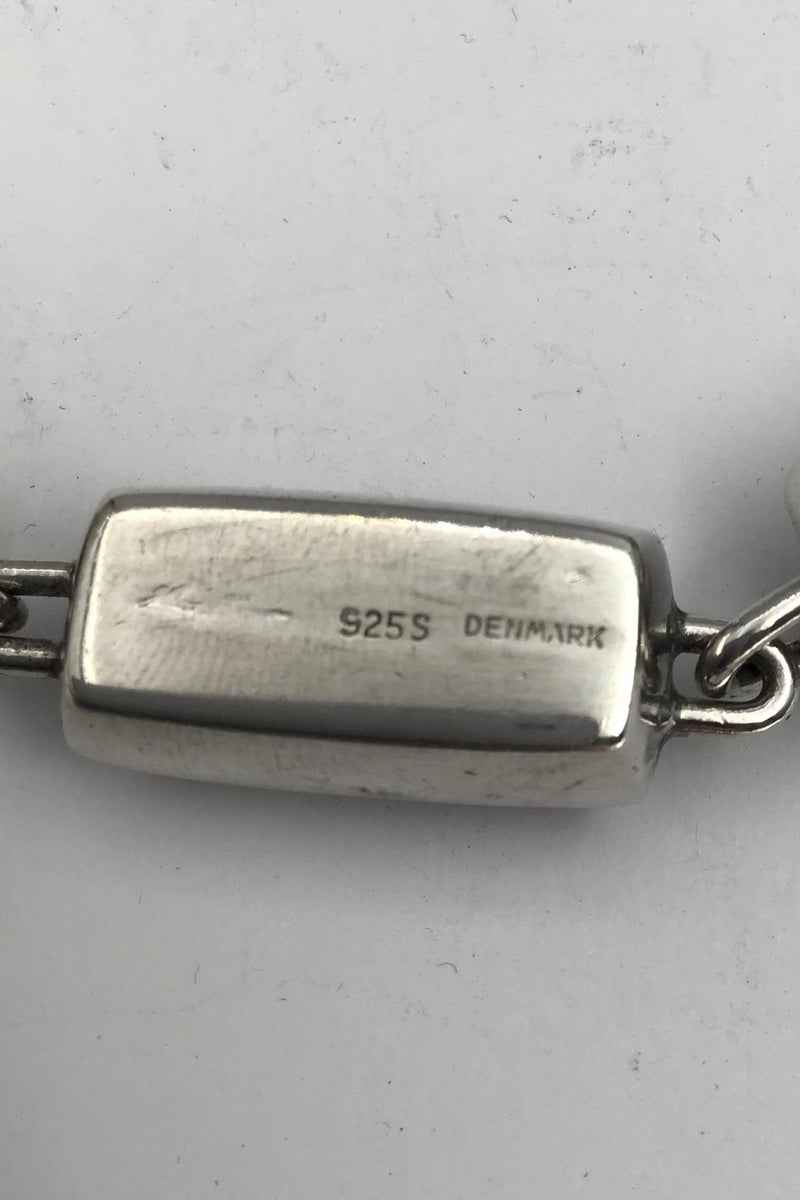 Hans Hansen Sterling Sølv Moderne Halskæde (12 led)