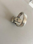 Hans Hansen Sterling Sølv Ring Med Egyptisk Motiv Maat