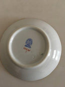 Herend匈牙利中国花束绿色小鱼子酱信封碗