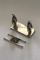 Hollandsk Sølv Dekoration af Ostebærere