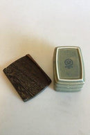 Jens Quistgaard Stentøj for B&G / Kronjyden "Rune" Smørkar med låg af Teak