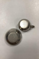 Just Andersen Pewter Cream Jug and Sugar Bowl No. 2476