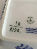 Kgl. Porcelæn Blå Blomst Flettet Todelt Askebæger No 8150