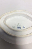 Kgl. Porcelæn Musselmalet Riflet Sovseskål No 204