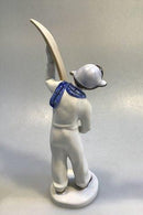 Lomonosov Figur Dreng med ski