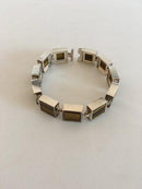 N.E. From Armbånd i Sterling Sølv med Tigerøje