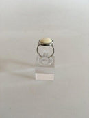 N.E From ring in sterling silver with bone.