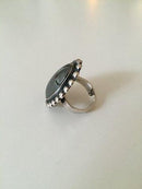 N.E. From Ring i Sterling Sølv med Sten